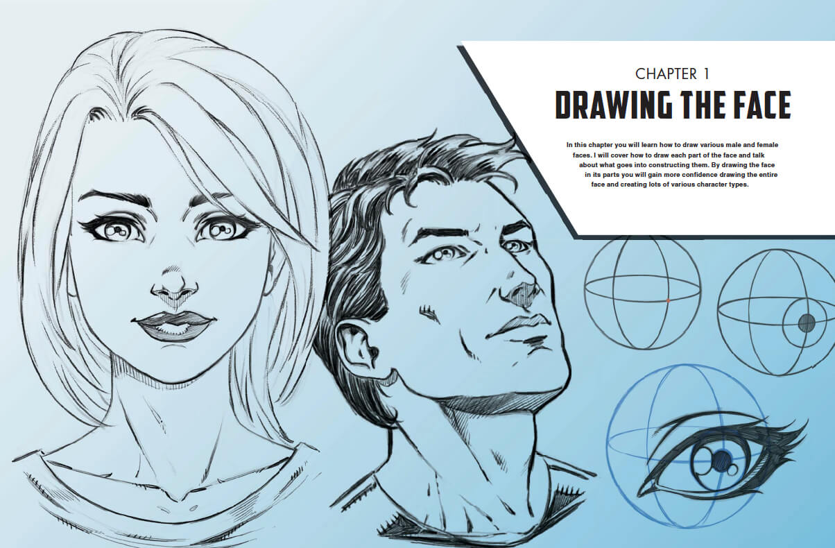 Learn to Drew Action Heroes - Drawing the Face